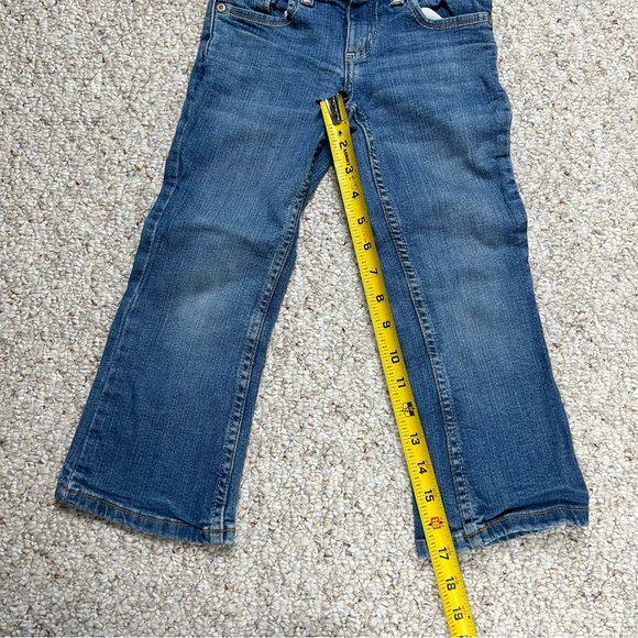 Sonoma Bootcut Jeans Girls Size 5 Medium Wash Blue Denim Adjustable Waist Pants - Picture 7 of 8